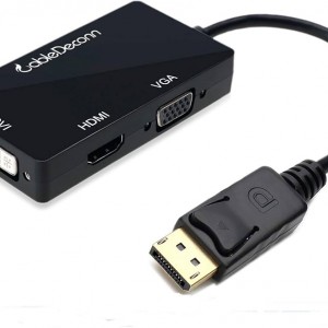 تبدل پورت نری  DISPLAY به مادگی پورت های  DVI - VGA - HDMI