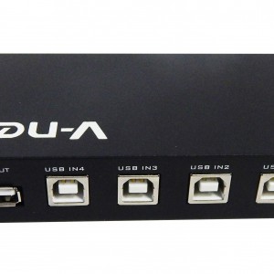 دیتا سوئیچ  دستی 4 پورت پرینتر مدل V-net