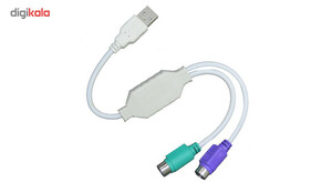 کابل تبدیل ps2 به USB به طول 30 سانتی متر