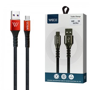 کابل اندروید (MicroUSB) ویکو (WECO) طول 1 متر مدل WE-39