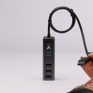 هاب چهار پورت واصل VASEL 80CM USB3.1