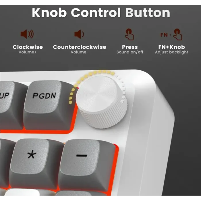 کیبورد گیمینگ ردراگون با سیم و بی سیم مدل  BRAGI K688 WGL RGB PRO