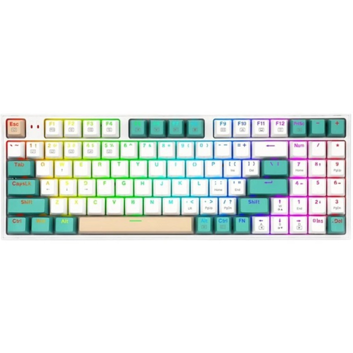 کیبورد گیمینگ ردراگون با سیم و بی سیم مدل  VEIGAR K643WGC-RGB- PRO