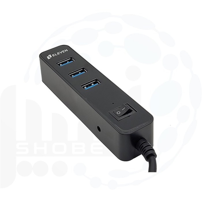 هاب 4 پورت ایلون USB3 برند ELEVEN H302