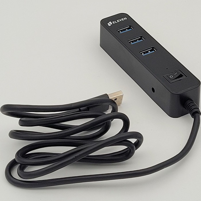 هاب 4 پورت ایلون USB3 برند ELEVEN H302