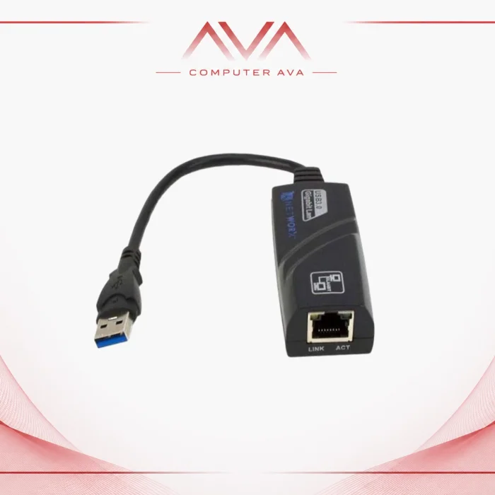 تبدیل LAN به USB3 سرعت 1000MB برند ایکس پی