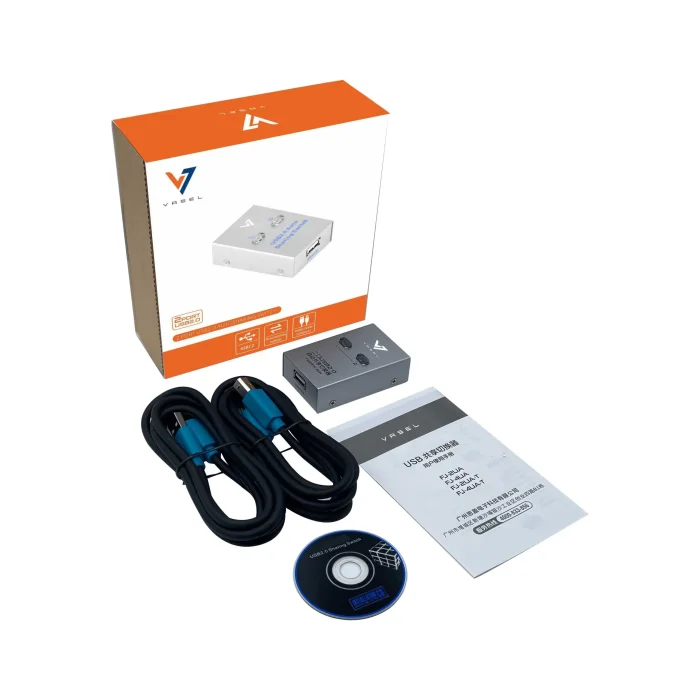دیتا سوییچ ۲ پورت USB اتومات واصل مدل VSL-2UA-T