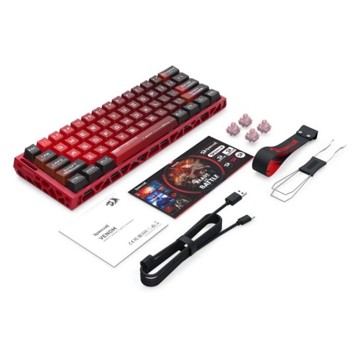 کیبورد گیمینگ ردراگون Redragon K753 VENUM HE