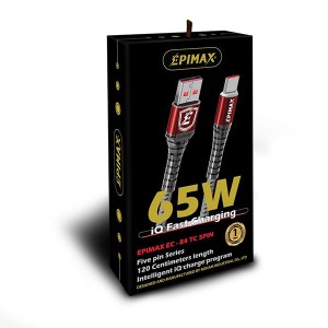 کابل شارژ تایپ سی اپیمکس مدل EC-84 توان 65 وات