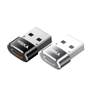 تبدیل پورت TYPE C به USB مدل HISKA 03