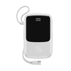 پاوربانک بیسوس مدل QPOW PPQD-A02 ظرفیت 10000 میلی آمپر ساعت