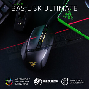 ماوس بی سیم مخصوص بازی ریزر مدل Basilisk Ultimate + داک شارژ