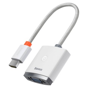 مبدل HDMI به VGA بیسوس مدل WKQX010002 طول 0.2 متر