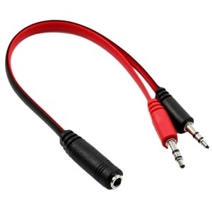 تبدیل 1 به 2 صدا (میکروفون و هدفون نری به تک فیش مادگی)