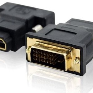 تبدیل پورت DVI نری به HDMI مادگی