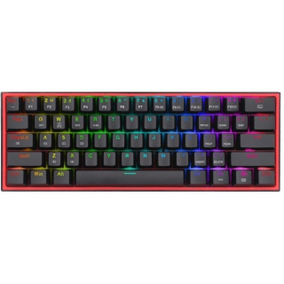 کیبورد گیمینگ ردراگون با سیم و بی سیم مدل  REDRAGON K616 FIZZ PRO RED SWITCH