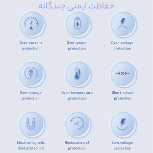 خرید پاور بانک بی سیم مغناطیسی الدنیو