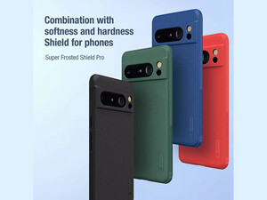 کیفیت قاب محافظ گوگل پیکسل 8 پرو نیلکین Super Frosted Shield Pro Matte cover case