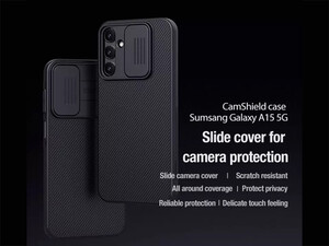 بهترین قاب محافظ سامسونگ آ 15 نیلکین Nillkin CamShield cover case for Samsung Galaxy A15 5G