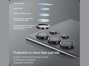 خرید محافظ لنز دوربین سامسونگ اس 24 اولترا نیلکین Nillkin CLRFilm Camera Tempered Glass for Samsung Galaxy S24 Ultra