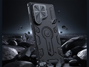 خرید قاب محافظ سامسونگ اس 24 اولترا نیلکین Nillkin CamShield Armor Prop camera protective case for Samsung Galaxy S24 Ultra