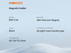 هولدر گوشی موبایل مگنتی داخل خودرو رسی Recci RHO-C28 Magnetic Car Holder