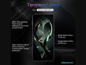 فروش محافظ صفحه نمایش شیشه ای نیلکین Nillkin Amazing H+ Pro tempered glass screen protector for Xiaomi 13T, 13T Pro, Redmi K60 Ultra