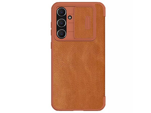 قیمت کیف کلاسوری سامسونگ اس 23 اف ای نیلکین Nillkin Samsung Galaxy S23 FE Qin Pro leather case