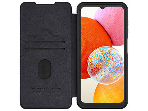 خرید قاب محافظ سامسونگ A14 4G نیلکین Nillkin Samsung Galaxy A14 4G Qin Pro leather case