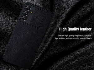 خرید قاب محافظ سامسونگ A14 4G نیلکین Nillkin Samsung Galaxy A14 4G Qin Pro leather case