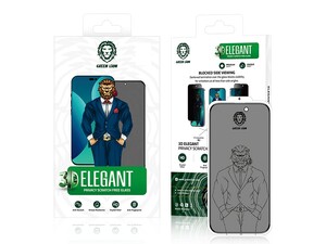 محافظ صفحه نمایش شیشه ای حریم شخصی آیفون 14 پلاس گرین Green iPhone 14 Plus 3D Elegant Privacy Glass