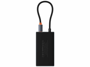 هاب تایپ سی چهار پورت یو اس بی بیسوس Baseus WKYY030013 4 in 1 USB-C / Type-C to USB3.0x4 HUB Adapter