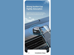 هولدر موبایل داخل خودرو یوسامز Usams US-ZJ063 Car Center Console Retractable Phone Holder