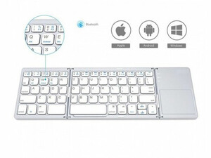 کیبورد بلوتوث تاشو با تاچ پد Foldable Bluetooth Keyboard With Touch Pad B033