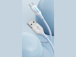 کابل شارژ سریع یواس بی به تایپ سی 3 آمپر یک متری یوسامز USAMS Type-C 3A Charging Cable US-SJ596