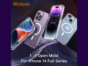 قاب محافظ نیمه شفاف مگ سيف مک دودو مدل Mcdodo Crystal PC-3090 Apple iPhone 14