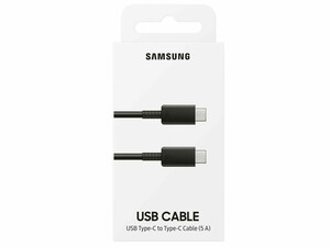 قیمت کابل سوپر فست شارژ دو سر تایپ سی اصلی یک متری سامسونگ Samsung 5A USB-C to USB-C Cable EP-DN975BBEGWW