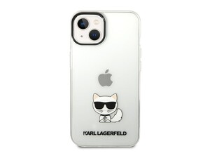 قاب محافظ شیشه ای آیفون 14 طرح گربه کارل CG Mobile iphone 14 Karl Cat Case