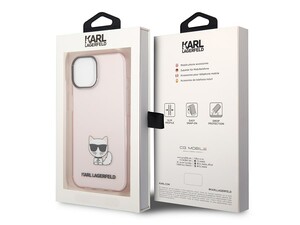 قاب محافظ شیشه ای آیفون 14 طرح گربه کارل CG Mobile iphone 14 Karl Cat Case