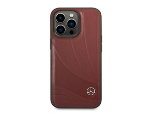 قاب چرمی آیفون 14 پرو طرح مرسدس بنز Mercedes-Benz Leather Case