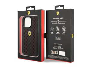 قاب چرمی آیفون 14 پرو طرح فراری CG Mobile iphone 14 Pro Ferrari Leather Case