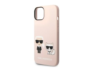 قاب سیلیکونی آیفون 14 پلاس طرح گربه و کارل CG Mobile iphone 14 Plus Cat Karl Lagerfeld Silicone Case