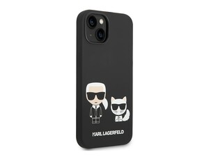 قاب سیلیکونی آیفون 14 پلاس طرح گربه و کارل CG Mobile iphone 14 Plus Cat Karl Lagerfeld Silicone Case