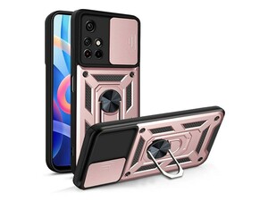 قاب محافظ لنز و حلقه دار شیائومی Xiaomi Redmi Note 11 Pro China Slide Camera &amp;amp; Ring Holder Stand Case