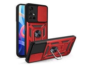 قاب محافظ لنز و حلقه دار شیائومی Xiaomi Redmi Note 11 Pro China Slide Camera &amp;amp; Ring Holder Stand Case