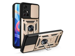 قاب محافظ لنز و حلقه دار شیائومی Xiaomi Redmi Note 11 Pro China Slide Camera &amp;amp; Ring Holder Stand Case