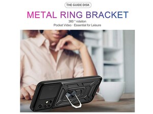 قاب محافظ لنز و حلقه دار شیائومی Xiaomi Redmi Note 11 Pro China Slide Camera &amp;amp; Ring Holder Stand Case