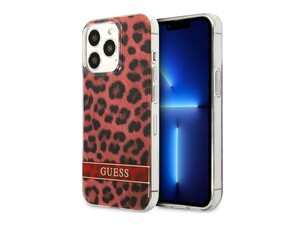 قاب محافظ براق آیفون 13 پرو طرح پلنگی CG Mobile iphone 13 Pro Guess Leopard Hard Case