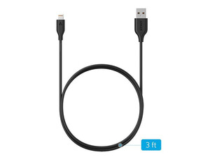 قیمت کابل شارژ و انتقال داده یو اس بی به لایتنینگ انکر Anker A8111 PowerLine USB To Lightning Cable 0.9m