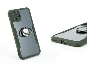 Green Lion Stylishly Tough Shockproof Case with Ring for iPhone 11 Pro